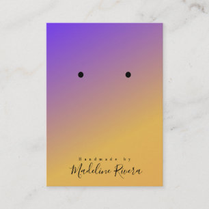 Cartes de Présentation Artisanale Simple Ombre pou