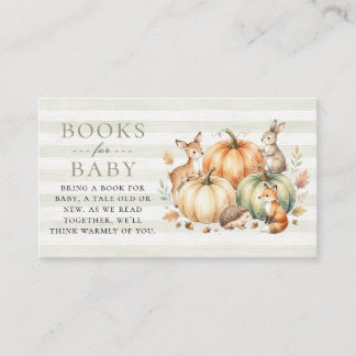 Cartes de présentation pour Baby Shower sur les an