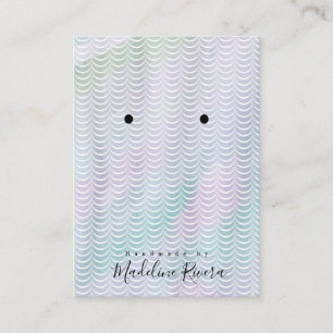 Cartes de présentation pour boucles d'oreilles art