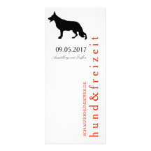 Cartes de présentoir pour chiens de berger