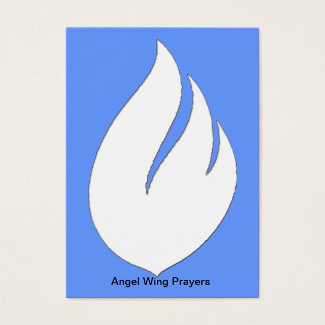 Cartes de prière Angel Wing (Devant)
