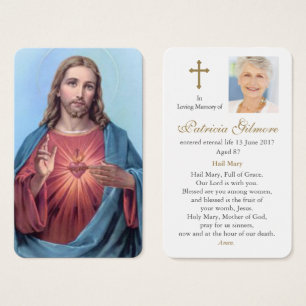 Cartes de prière   Coeur le plus aimant