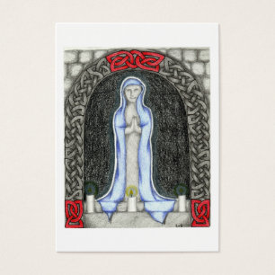 Cartes de prière de Mary de grêle