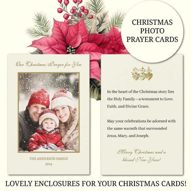 Cartes de prière de Noël Jésus Marie Joseph (Créateur téléchargé)
