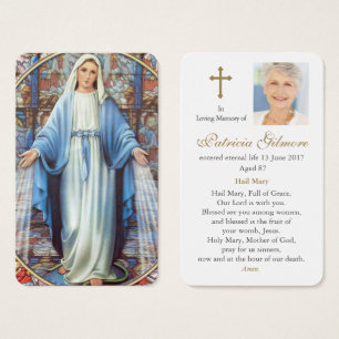 Cartes de prière   Hail Mary