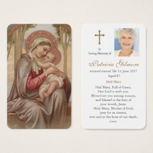 Cartes de prière   Mère la plus admirable