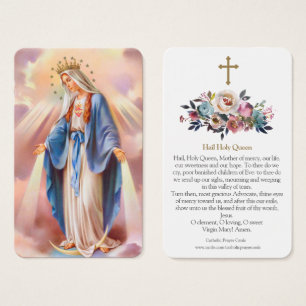 Cartes de prière   Reine Sainte-Salut