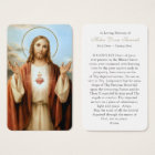 Cartes de prière | Sacré Coeur Jésus 3