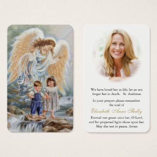 Cartes de prière | Vintage Guardian Angel