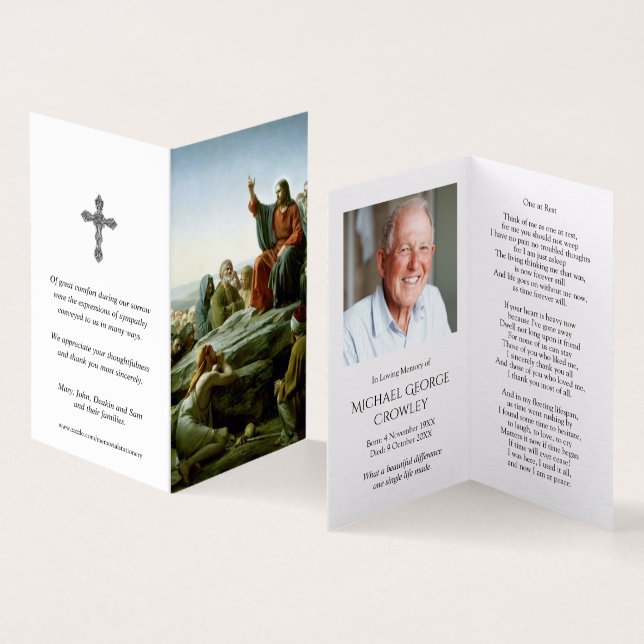 Cartes de prières catholiques | Jésus le professeu (Inside and Outside)
