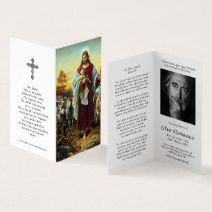 Cartes de prières catholiques   Le bon berger