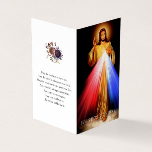 Cartes de prières catholiques   Miséricorde divine