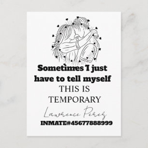 Cartes de prison à longue distance mignonnes