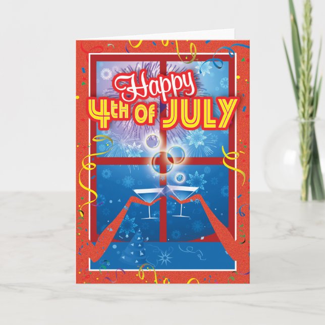 Cartes de prison - Joyeux 4 juillet (Devant)
