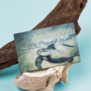 Cartes de professeur de biologie de la conservatio