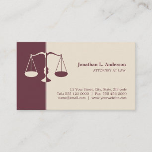 Cartes de professionnel de Bourgogne d'avocat de