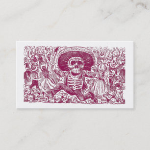 Cartes De Profil Calaveras Ou Crâne
