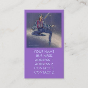 Cartes de profil d'affaires - pantomime cosmique