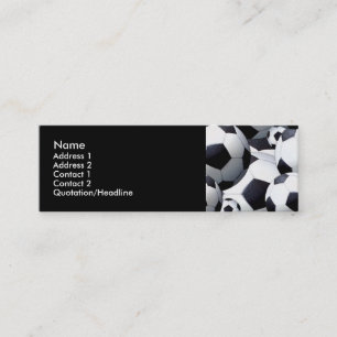 Cartes de profil de ballons de football