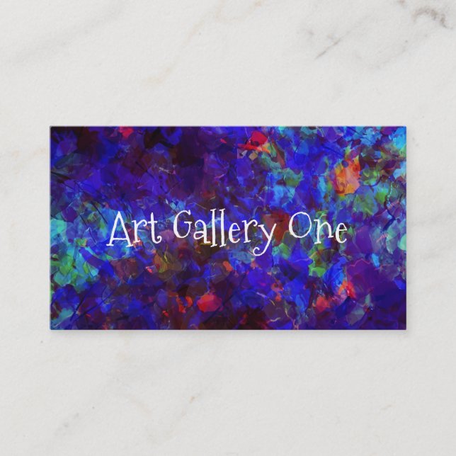 Cartes de profil de galerie d'art (Devant)
