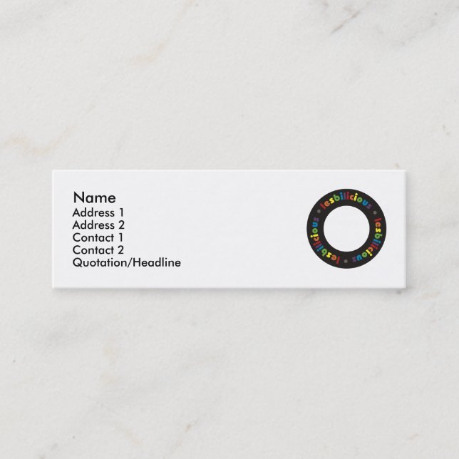 Cartes de profil de Lesbilicious (Devant)
