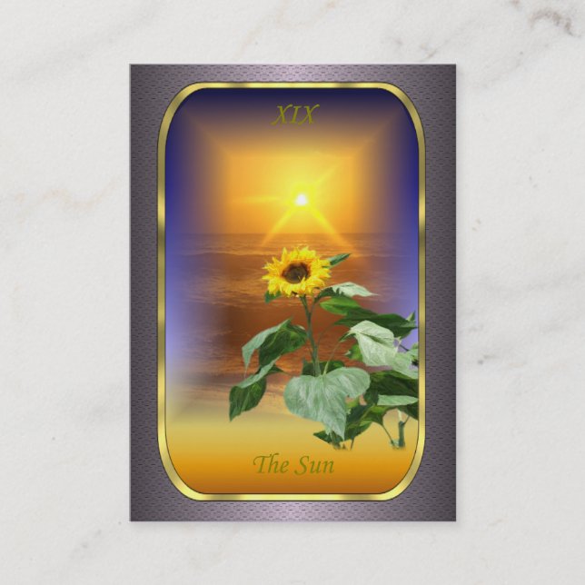 Cartes de profil de tarot - The Sun (Devant)