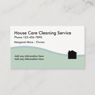 Cartes de profil d'entreprise de services de