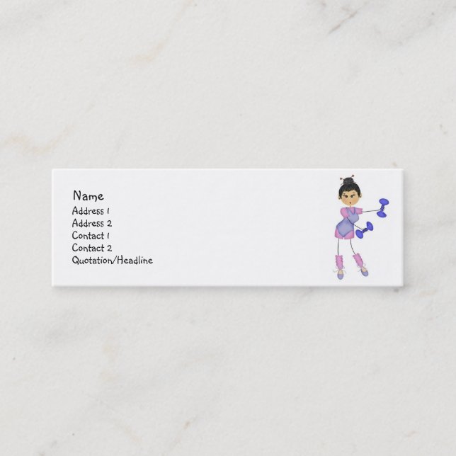 Cartes de profil d'exercice (Devant)