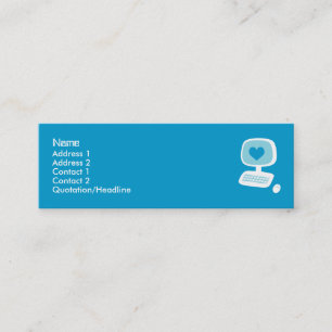 Cartes de profil du coeur de l'ordinateur