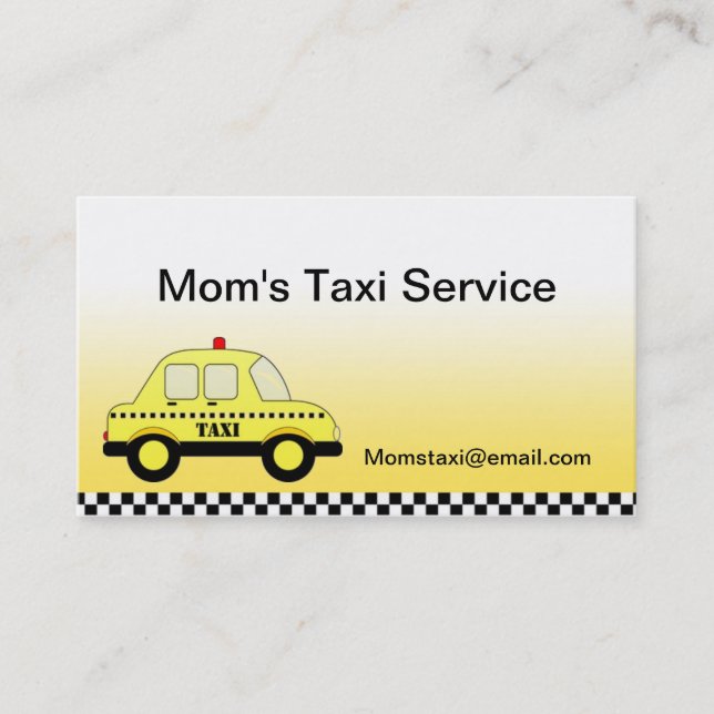 Cartes de profil du taxi de la maman (Devant)
