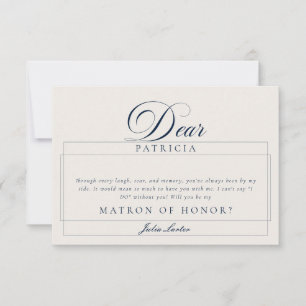 Cartes de Proposition de Demoiselle d'Honneur en I