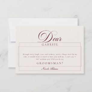 Cartes de Proposition de Garçon d'Honneur en Ivoir