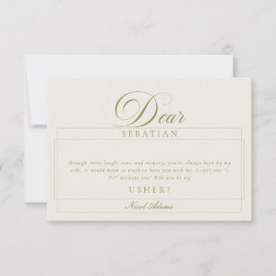 Cartes de proposition de mariage Classiques Ivory