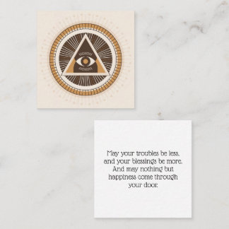Cartes de protection du regard de la Providence à 