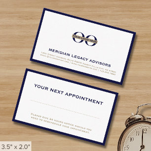 Cartes de rappel professionnelles personnalisées