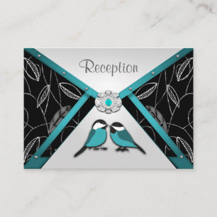 Cartes de réception de mariage pour Inséparables A