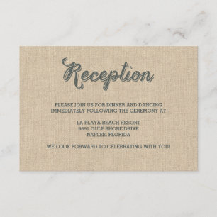 Cartes de réception pour mariage des Feuilles de P