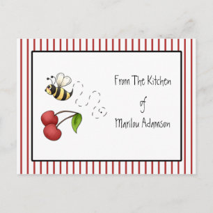 Cartes de recettes Bumble Bee Cherries