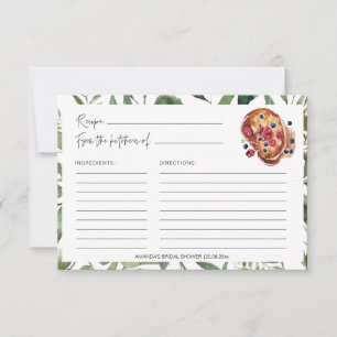 Cartes de recettes de Fête des mariées de Pancake 