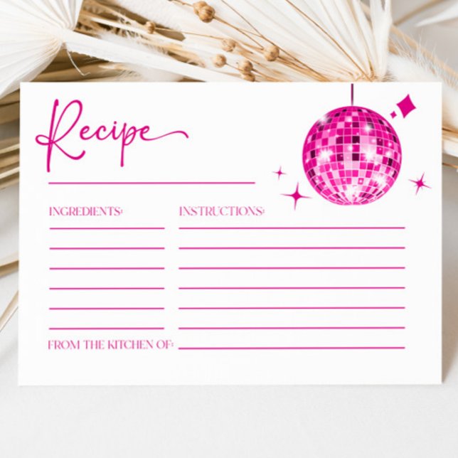Cartes de recettes de la Fête des mariées de boule (Créateur téléchargé)