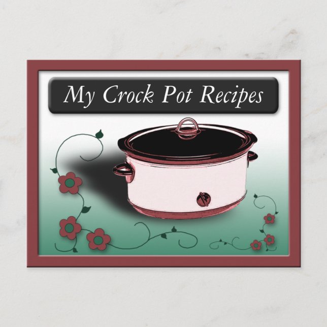 Cartes de recettes de pot de coq classique (Devant)