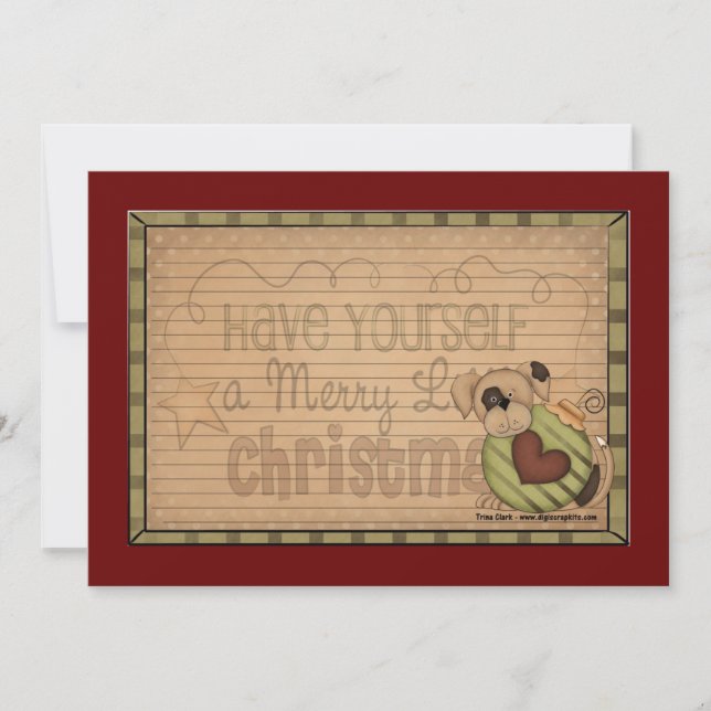 Cartes de recettes de vacances (Devant)