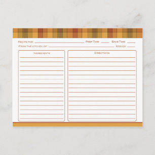 Cartes de recettes de vérifications de campagne Or