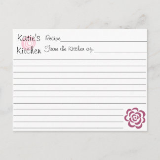 Cartes de recettes pour Baby Shower