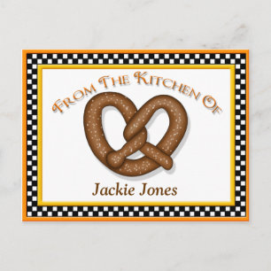 Cartes de recettes Pretzel