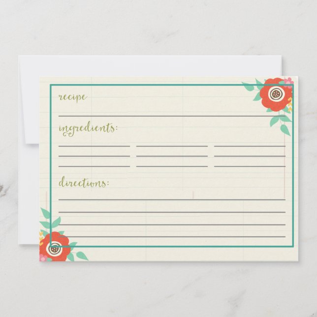 Cartes de recettes Summer Dayz (Devant)