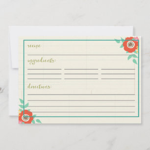 Cartes de recettes Summer Dayz