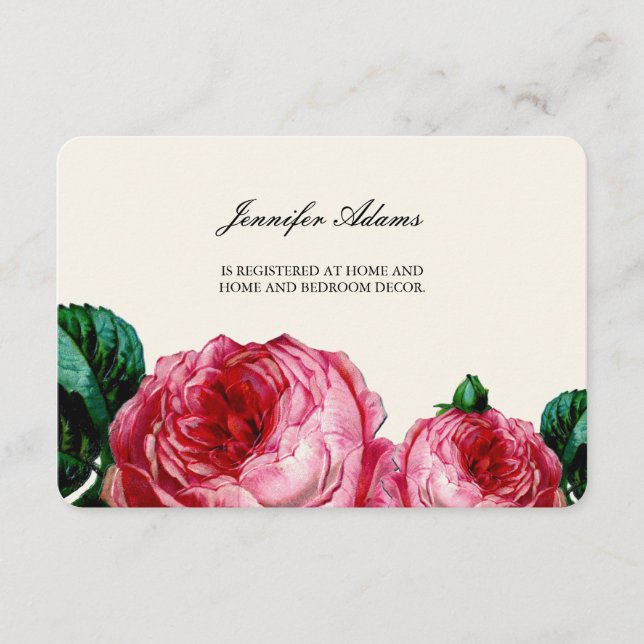 CARTES DE REGISTRE MARIAGE DE DÉCOUPAGE FLORALE vi (Devant)