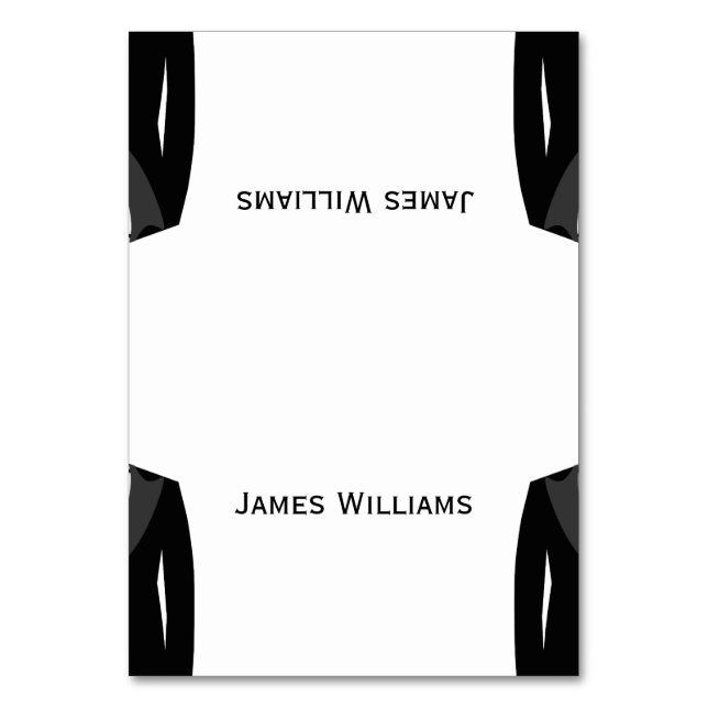 Cartes De Réglage Des Mariages Gay Noir Et Blanc (Par défaut)