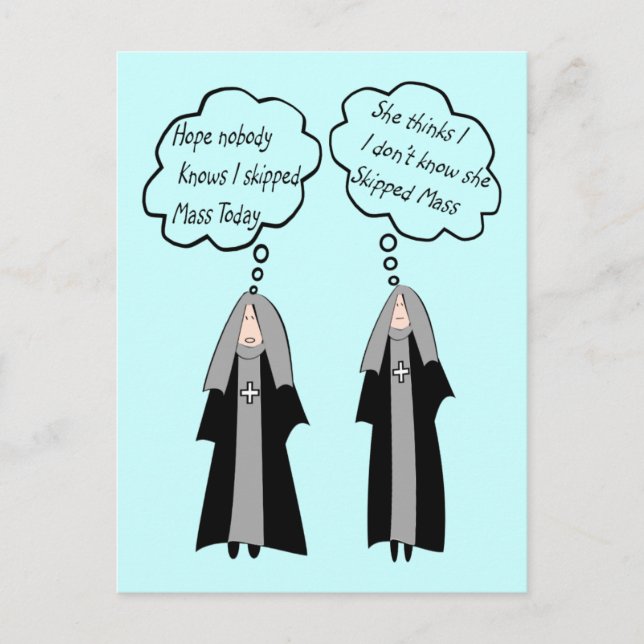 Cartes de religieuses "Les choses auxquelles les s (Devant)